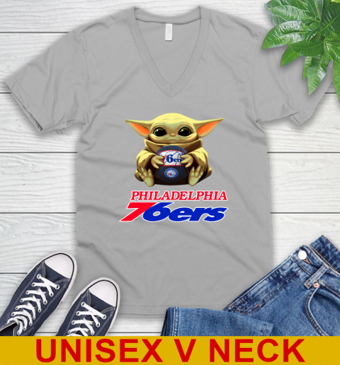 NBA Basketball Philadelphia 76ers Star Wars Baby Yoda Shirt 52