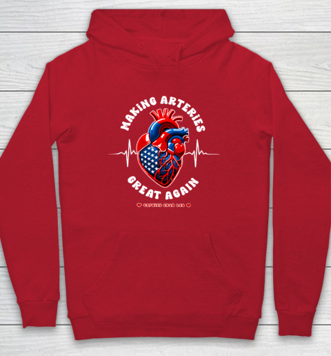 Making Arteries Great Again, Cardiac Cath Lab Hoodie 6