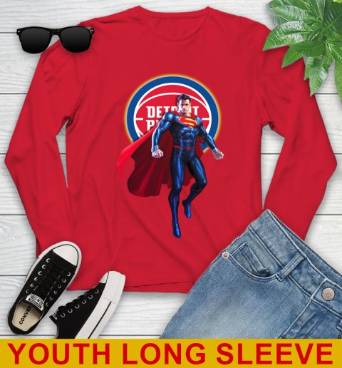 NBA Awesome Superman Basketball Sports Detroit Pistons 132