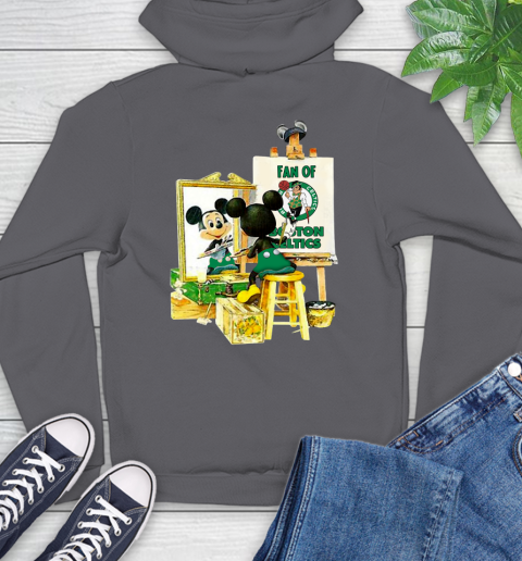 NBA Basketball Boston Celtics Mickey Drawing Shirt 20