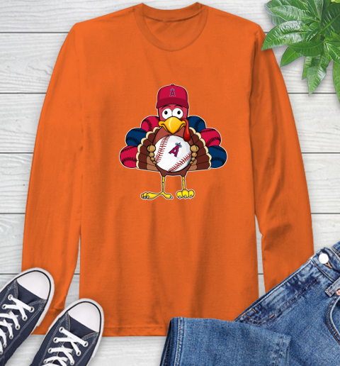 Los Angeles Angels Turkey thanksgiving Long Sleeve T-Shirt 5