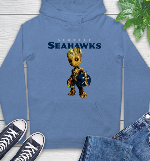 Seattle Seahawks NFL Football Groot Marvel Guardians Of The Galaxy Hoodie 11