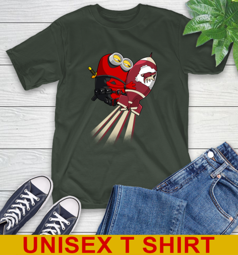 NHL Hockey Arizona Coyotes Deadpool Minion Marvel Shirt T-Shirt 6