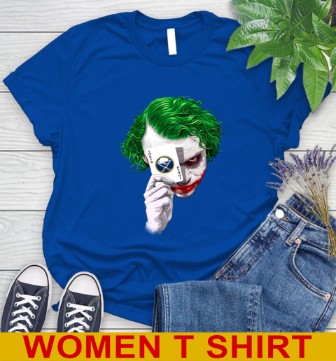 Buffalo Sabres NHL Hockey Joker Card Shirt Women's T-Shirt 10