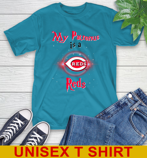 MLB Baseball Harry Potter My Patronus Is A Cincinnati Reds T-Shirt 9
