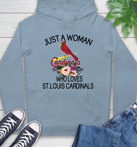 MLB Just A Woman Who Loves St.Louis Cardinals Baseball Sports Hoodie 6
