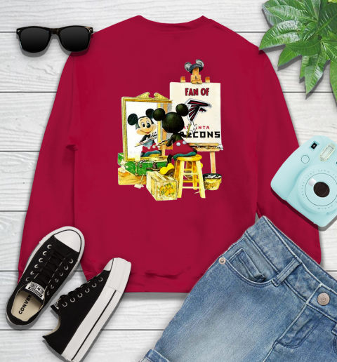 NFL Football Atlanta Falcons Mickey Drawing Shirt 32