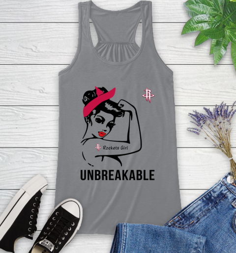 NBA Houston Rockets Girl Unbreakable Basketball Sports Racerback Tank 3