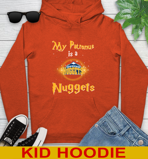 NBA Basketball Harry Potter My Patronus Is A Denver Nuggets Youth Hoodie 5 NBA Basketball Harry Potter My Patronus Is A Denver Nuggets Youth Hoodie - Image 5