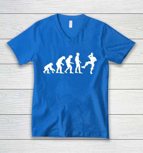 Fortnite Tshirt Human Evolution Take That L Emote Dance V-Neck T-Shirt 5