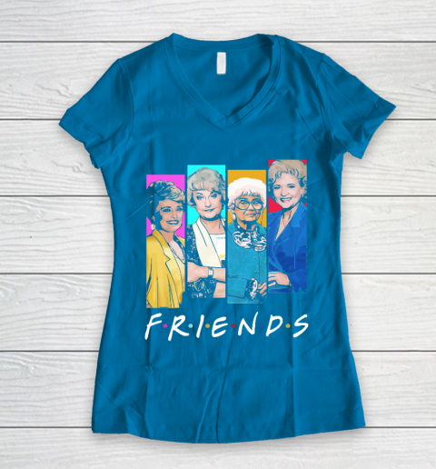 The Golden Girls F.r.i.e.n.d.s Women's V-Neck T-Shirt 5