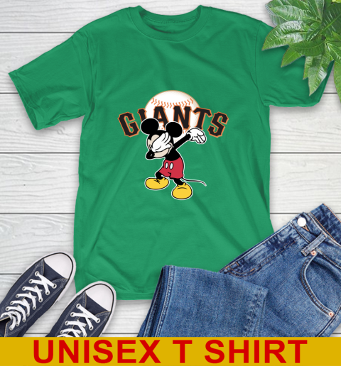 San Francisco Giants MLB Baseball Dabbing Mickey Disney Sports T-Shirt 7