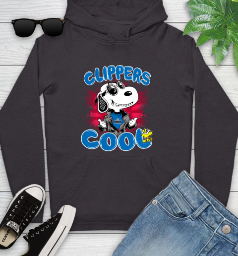 NBA Basketball LA Clippers Cool Snoopy Shirt Youth Hoodie 6