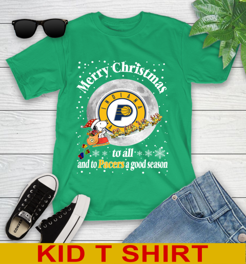 Indiana Pacers Merry Christmas To All And To Pacers A Good Season NBA Basketball Sports Youth T-Shirt 7