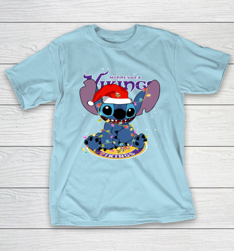 Minnesota Vikings NFL Football noel stitch Christmas T-Shirt 10