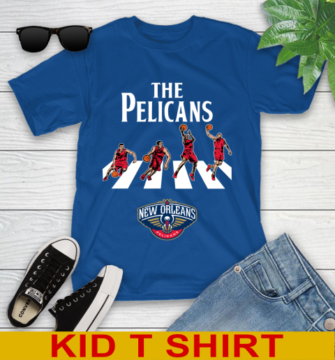NBA Basketball New Orleans Pelicans The Beatles Rock Band Shirt Youth T-Shirt 10