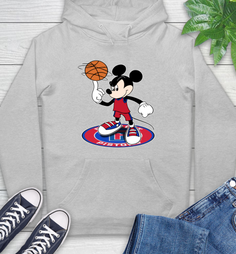 NBA Basketball Detroit Pistons Cheerful Mickey Disney Shirt Hoodie 6