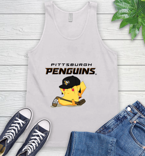 NHL Pikachu Hockey Sports Pittsburgh Penguins Tank Top