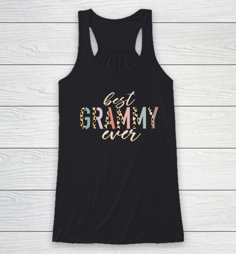 Best Grammy Ever Gifts Leopard Print Mother's Day Racerback Tank