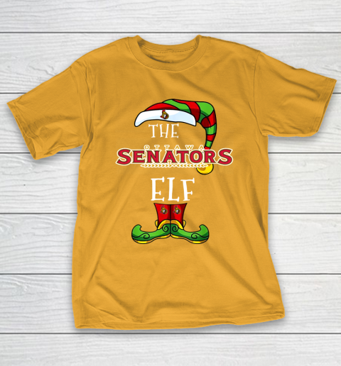 Ottawa Senators Christmas ELF Funny NHL T-Shirt 2