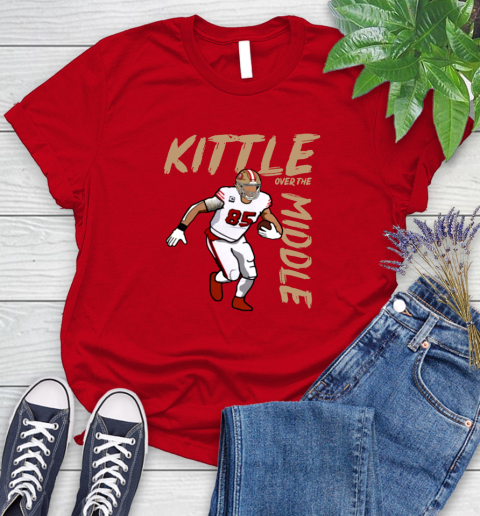 George Kittle Kittle Over the Middle San Francisco Shirt 99