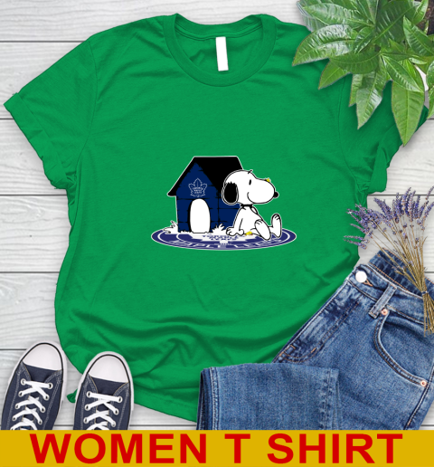 NHL Hockey Toronto Maple Leafs Snoopy The Peanuts Movie Shirt Women's T-Shirt 6