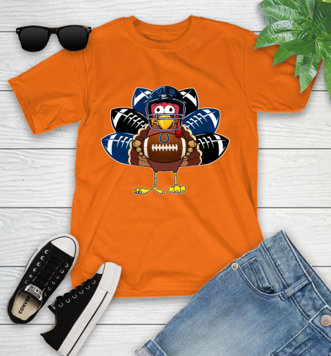 Indianapolis Colts Turkey Thanksgiving Day Youth T-Shirt 7
