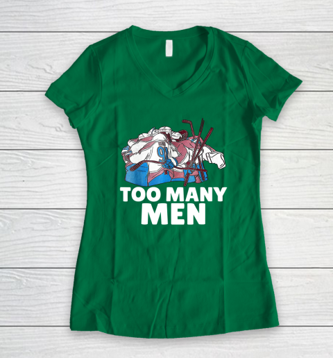 Kadri Too Many Men Women's V-Neck T-Shirt 3