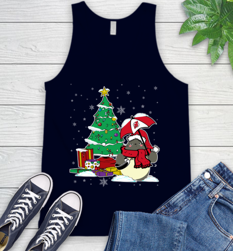 New Jersey Devils NHL Hockey Cute Tonari No Totoro Christmas Sports Tank Top 2