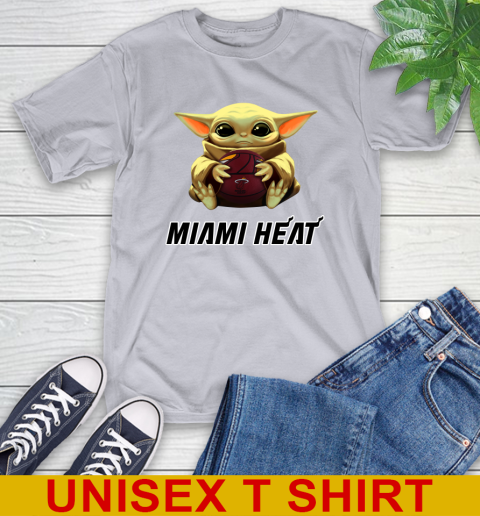 NBA Basketball Miami Heat Star Wars Baby Yoda Shirt 6