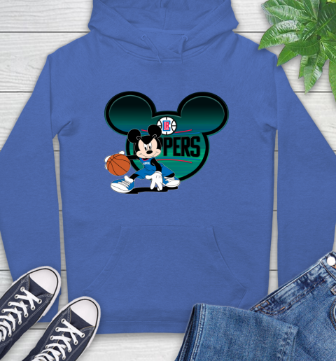 NBA LA Clippers Mickey Mouse Disney Basketball Hoodie 9