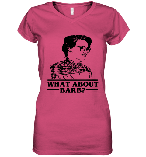 qdzq what about barb stranger things justice for barb shirts women v neck t shirt 39 front heliconia