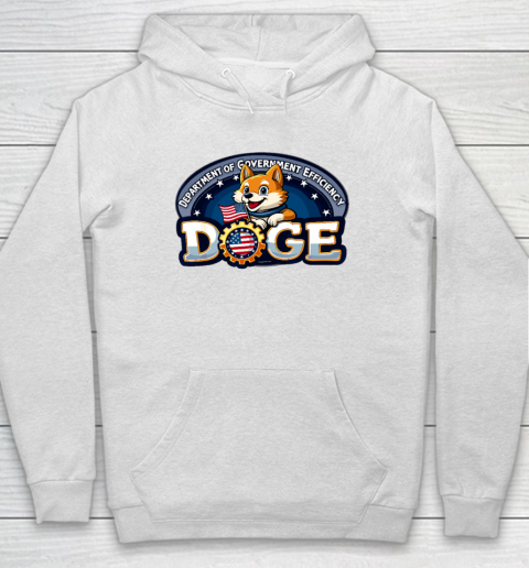 Funny DOGE Crypto Meme Department of Government Efficiency Hoodie