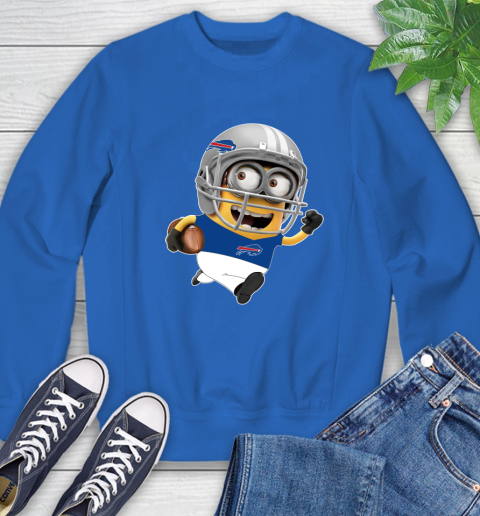 NFL Buffalo Bills Minions Disney Football Sports Sweatshirt 8