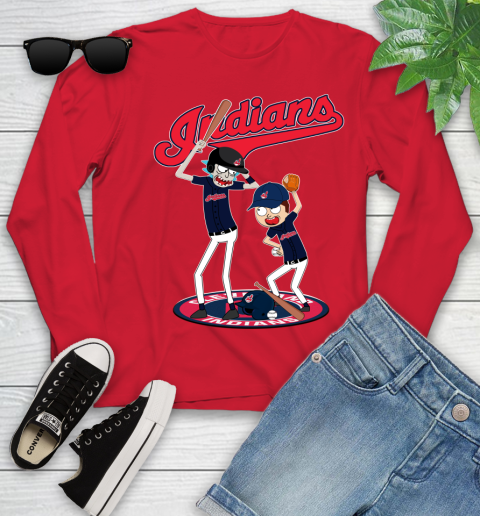 MLB Cleveland Indians Rick And Morty Baseball 135