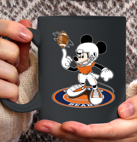 NFL Football Chicago Bears Cheerful Mickey Disney Shirt Ceramic Mug 15oz