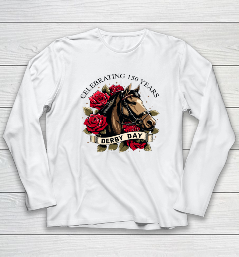 Celebrating 150 Years KY Derby Day Vintage Long Sleeve T-Shirt