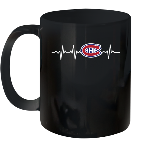 Montreal Canadiens NHL Hockey Heart Beat Shirt Ceramic Mug 11oz