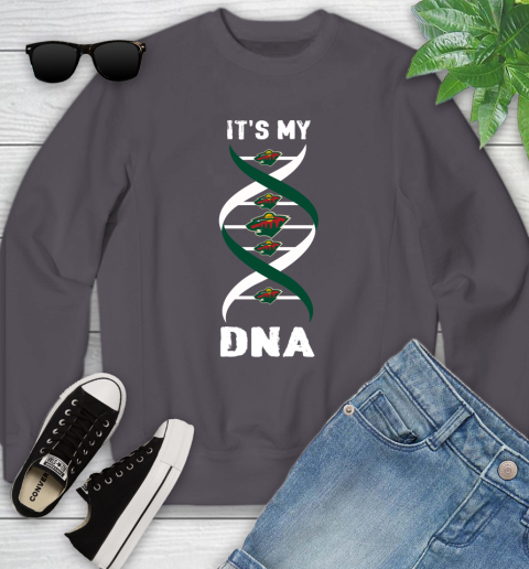 Minnesota Wild NHL Hockey It's My DNA Sports Youth Sweatshirt 5