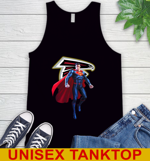 NFL Superman DC Sports Football Atlanta Falcons Tank Top 2