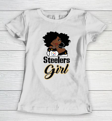 Pittsburgh Steelers Girl NFL Women's T-Shirt 3