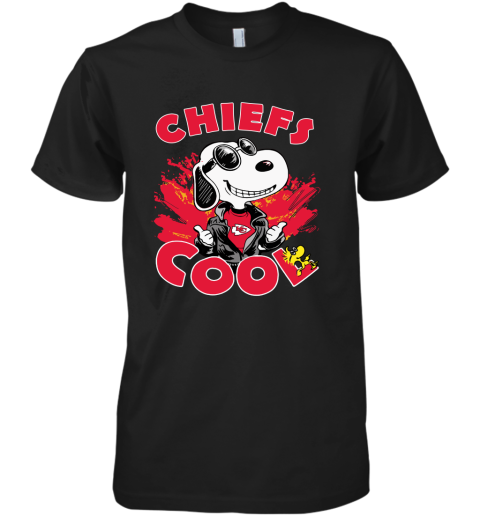 Kansas City Chiefs Snoopy Joe Cool We're Awesome Premium Men's T-Shirt