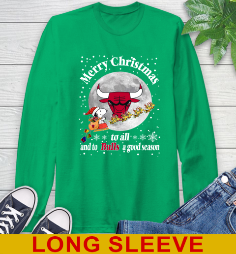 Chicago Bulls Merry Christmas To All And To Bulls A Good Season NBA Basketball Sports Long Sleeve T-Shirt 8