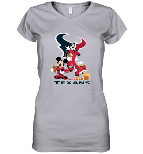 Mickey Donald Goofy The Three Houston Texans Football Tank Top 