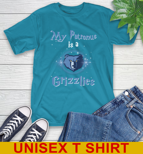 NBA Basketball Harry Potter My Patronus Is A Memphis Grizzlies T-Shirt 9