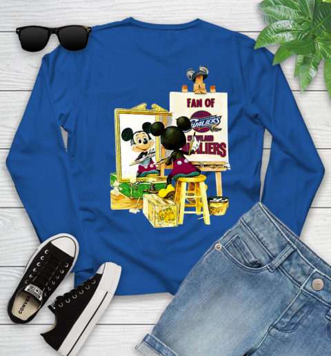 NBA Basketball Cleveland Cavaliers Mickey Drawing Shirt 121