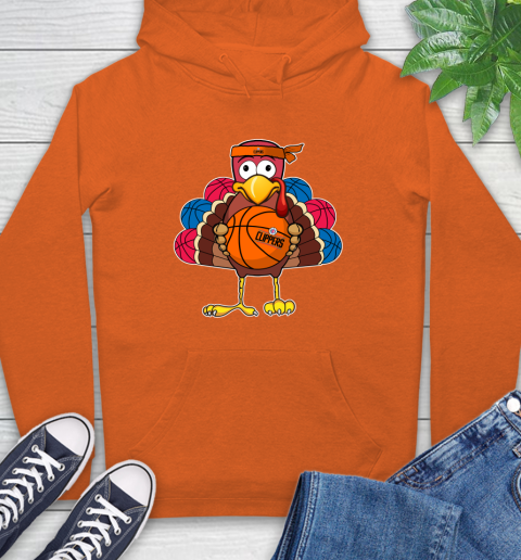 LA Clippers Turkey thanksgiving day Hoodie - Image 6