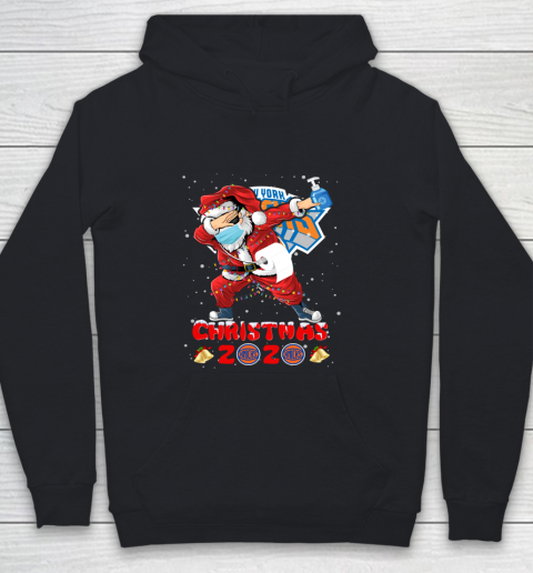 New York Knicks Funny Santa Claus Dabbing Christmas 2020 NBA Youth Hoodie