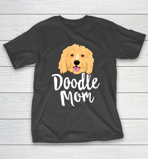 Dog Mom Shirt Doodle Mom T Shirt Women Goldendoodle Dog Puppy Mother T-Shirt