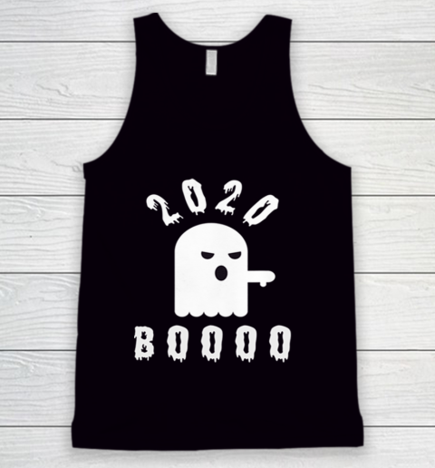 Ghost Boo 2020 Thumbs Down Funny Halloween Tank Top